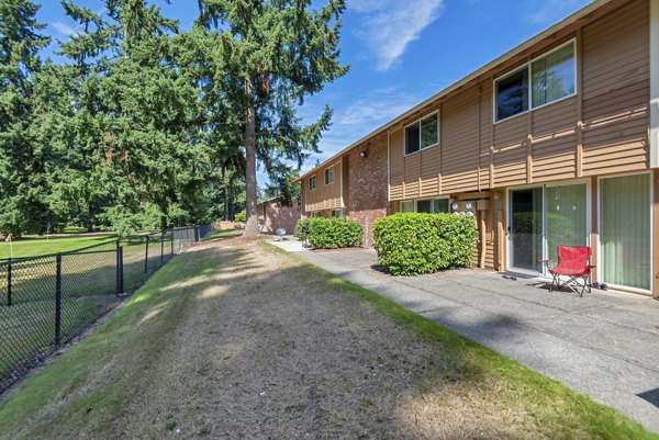 exterior at Landmark Apartments 