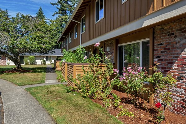 exterior at Landmark Apartments 