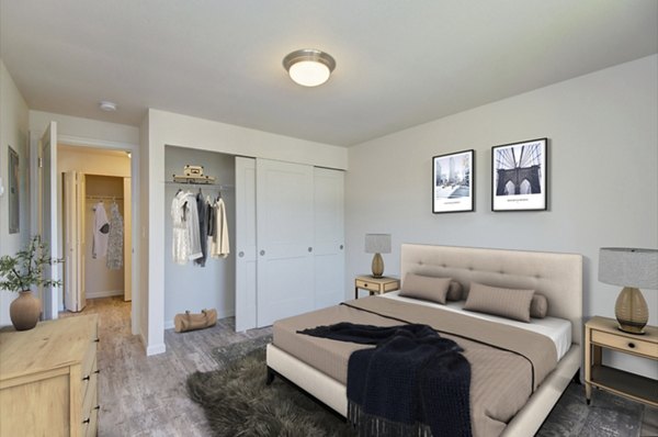 bedroom at Linden Highlands Apartments