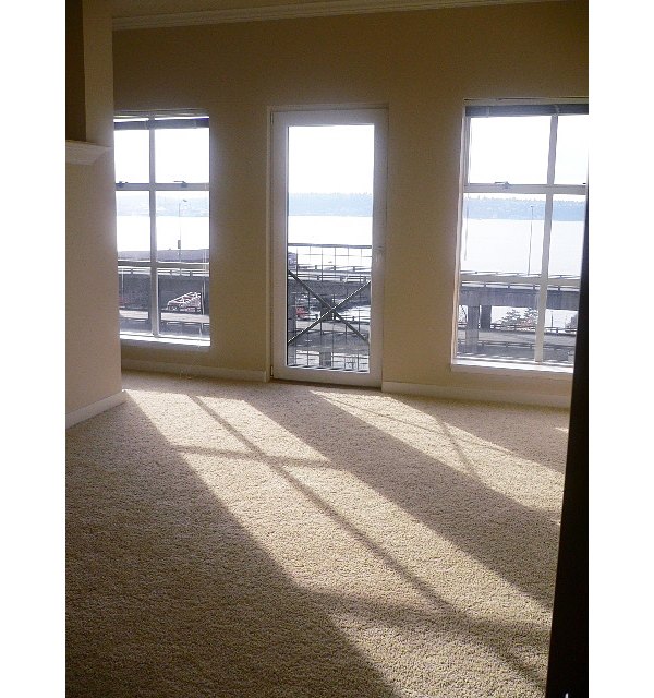 living room at Post Alley Court Apartments