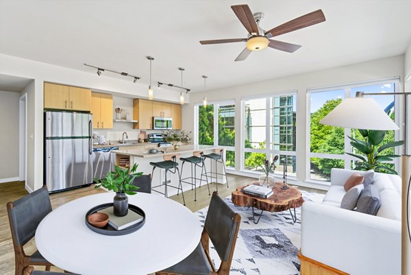 dining room at Allez Apartments