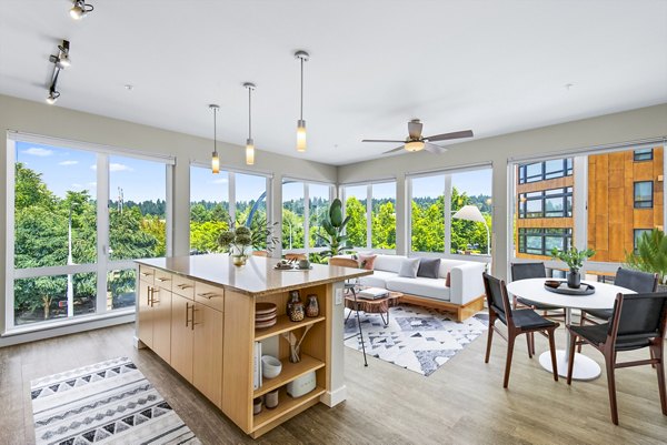 living room at Allez Apartments