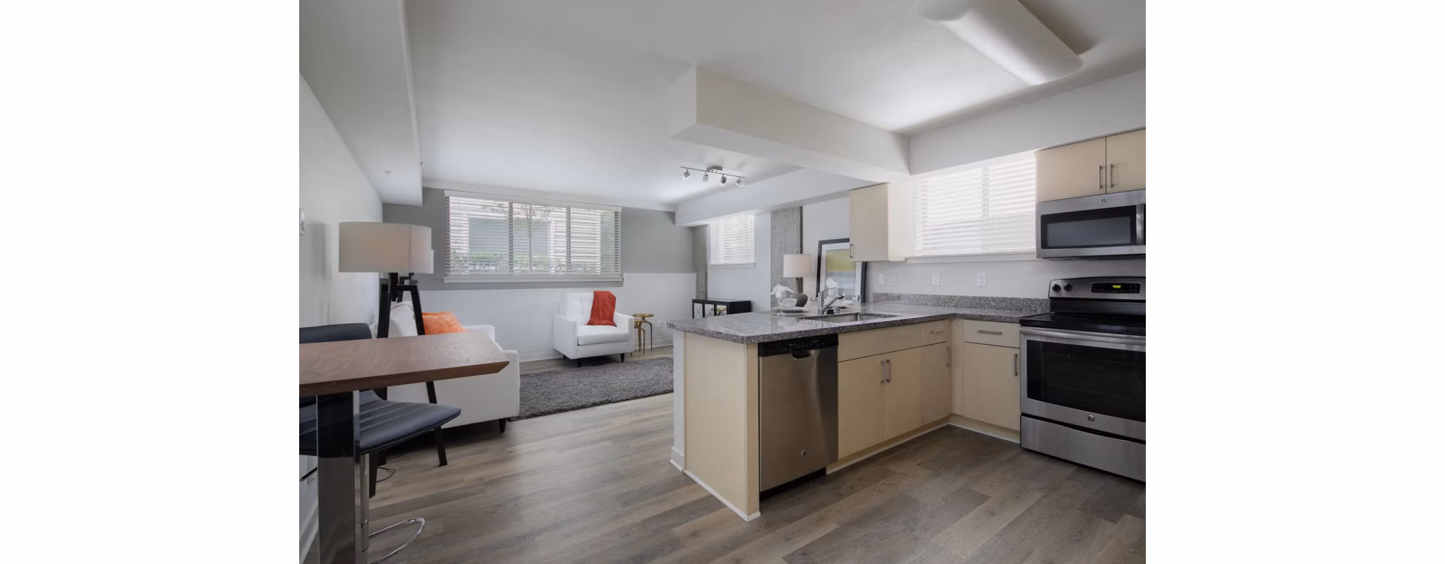 kitchen at Park Metro Apartments