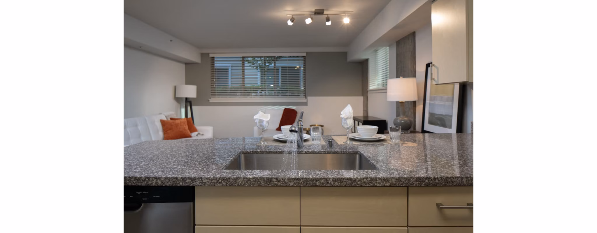 kitchen at Park Metro Apartments