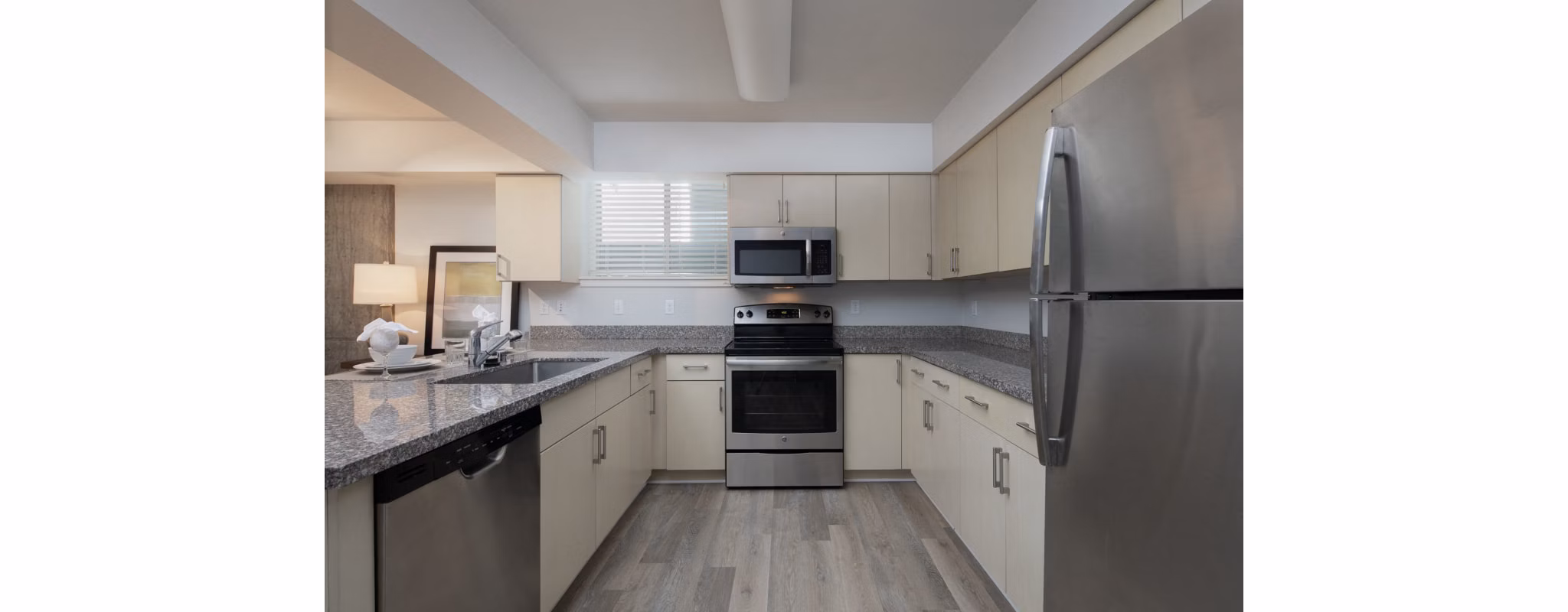 kitchen at Park Metro Apartments