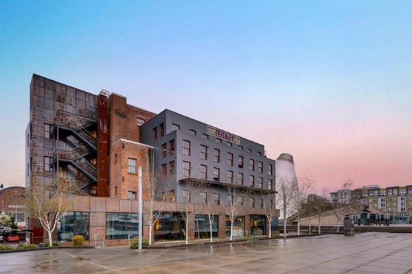 exterior at Albers Mill Lofts Apartments