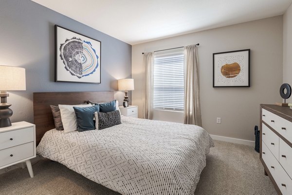 bedroom at Seven West at the Trails Apartments