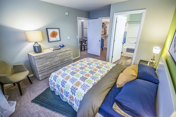 bedroom at Seven West at the Trails Apartments