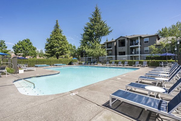 pool at Seven West at the Trails Apartments