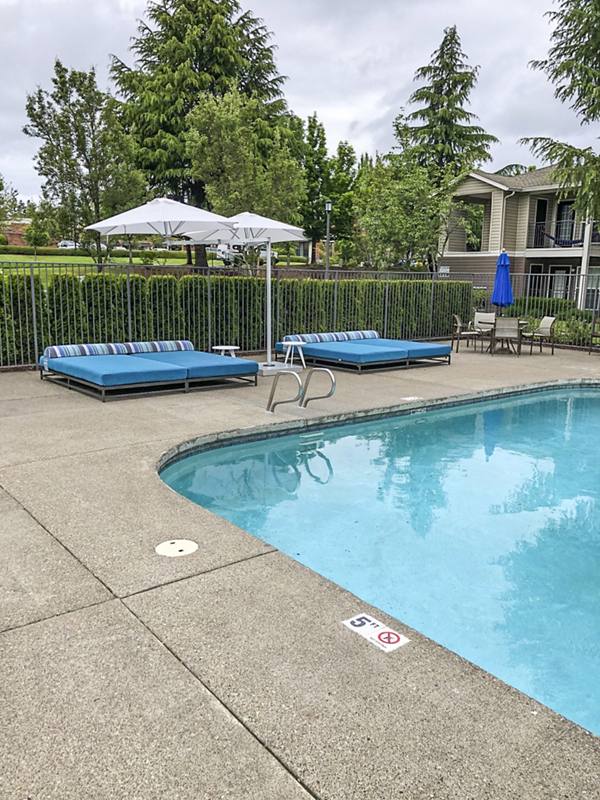 pool at Seven West at the Trails Apartments