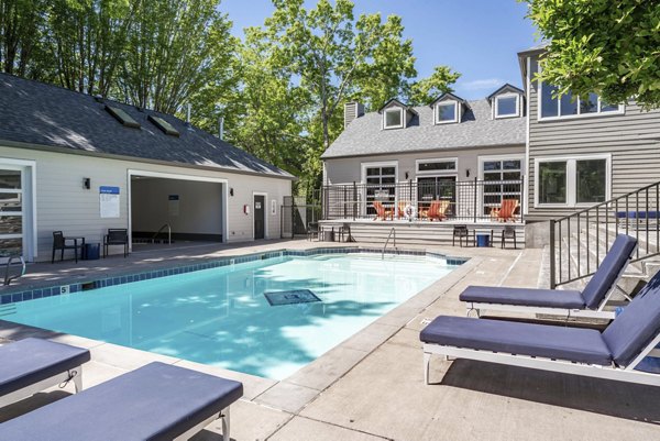 pool at Seven West at the Trails Apartments