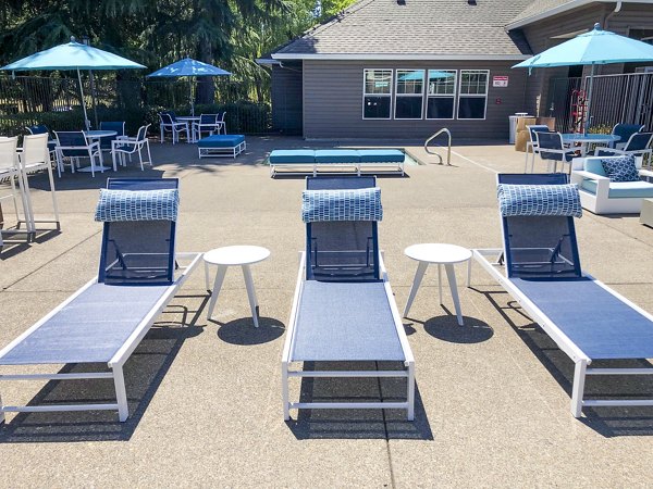 pool patio area at Seven West at the Trails Apartments