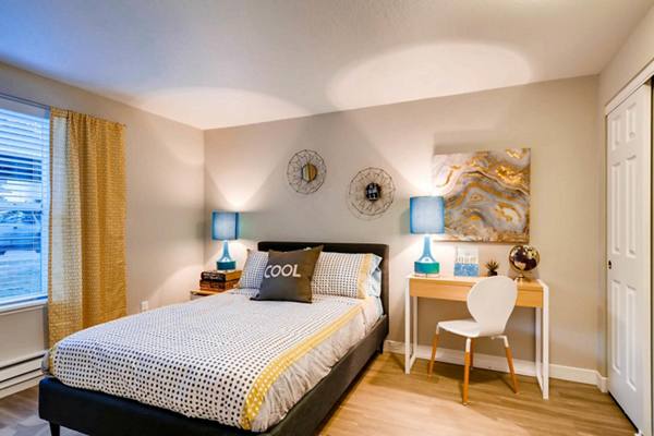 bedroom at Rivercrest Meadows Apartments