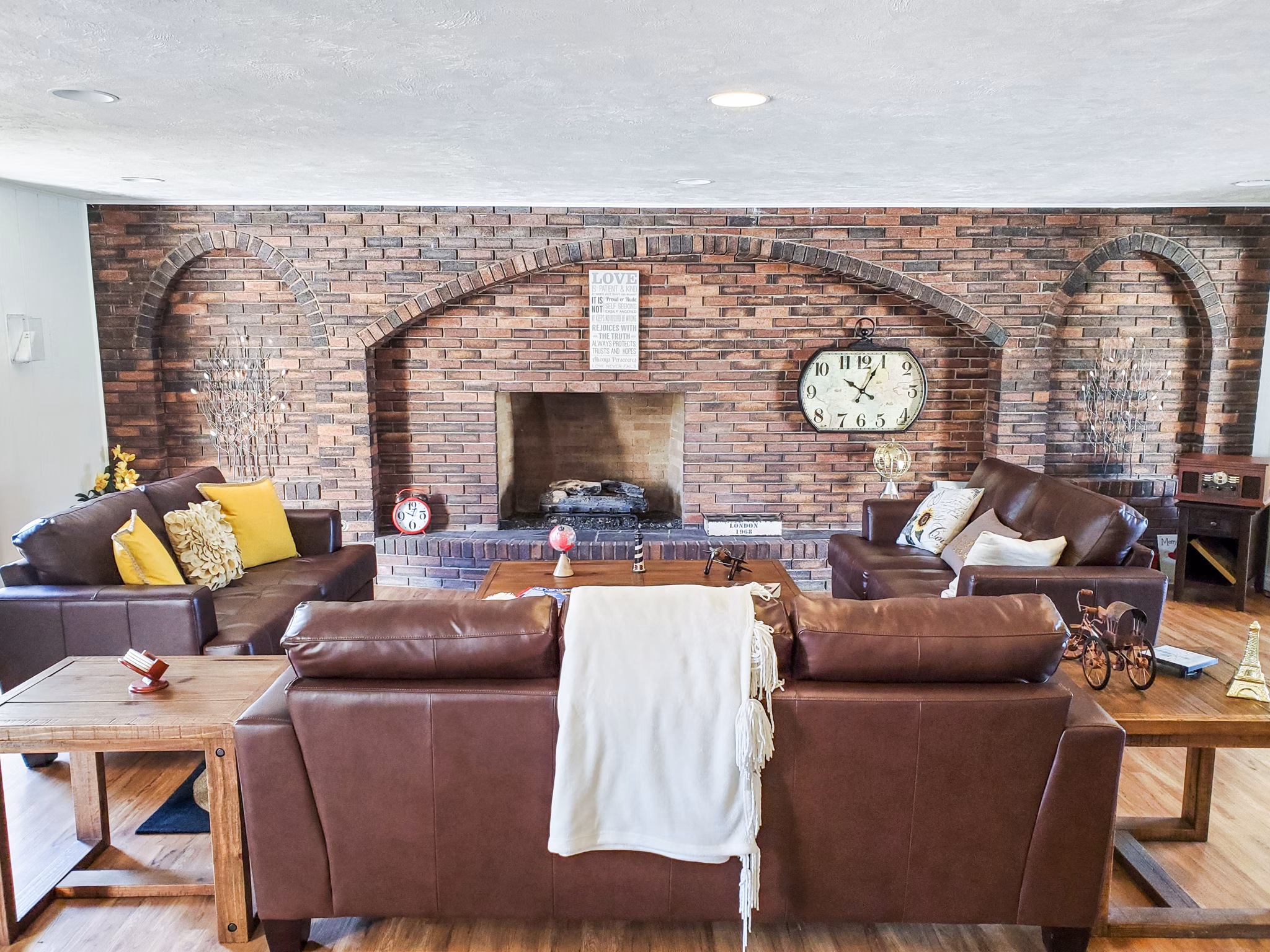 Clubhouse featuring modern design and lounge area at Meadowlawn Apartments in Greystar community