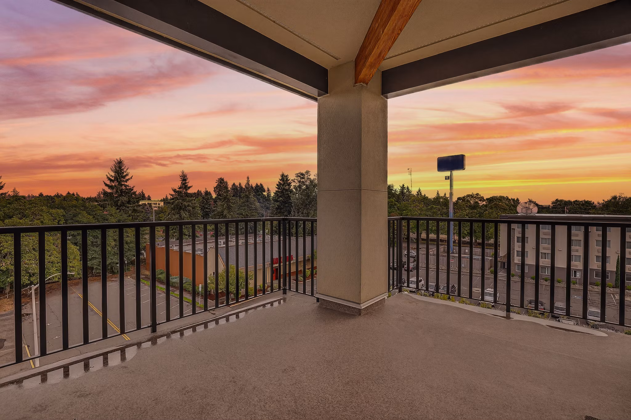 patio at The Felix Apartments