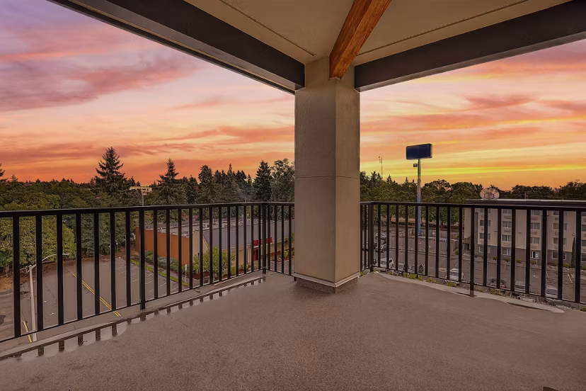 patio at The Felix Apartments