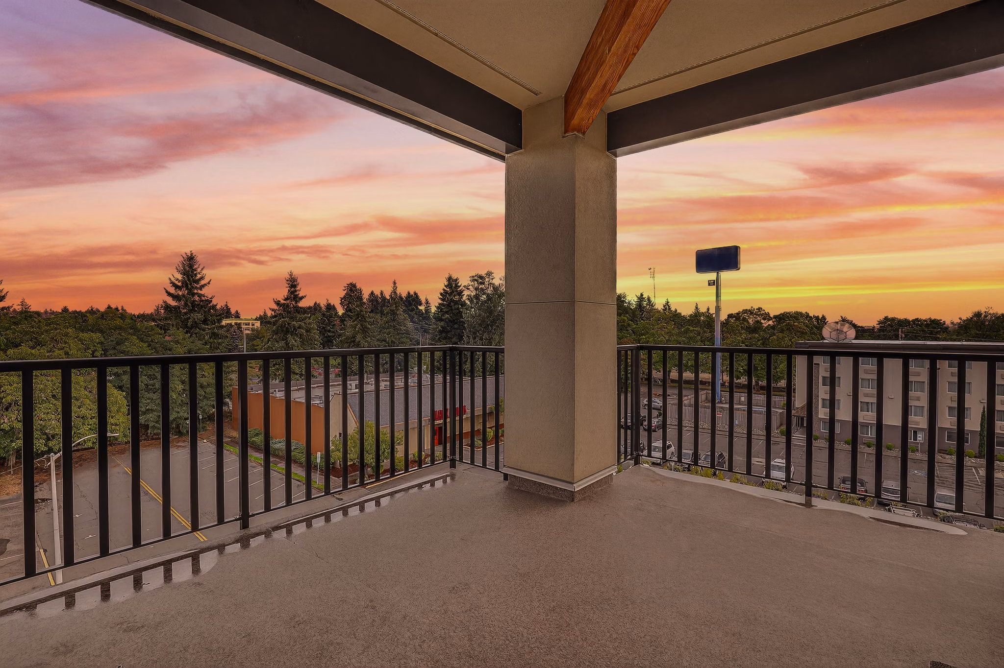 patio at The Felix Apartments