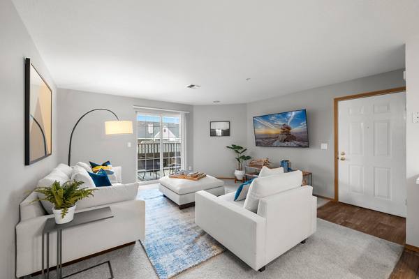 living room at Highland Hills Apartments
