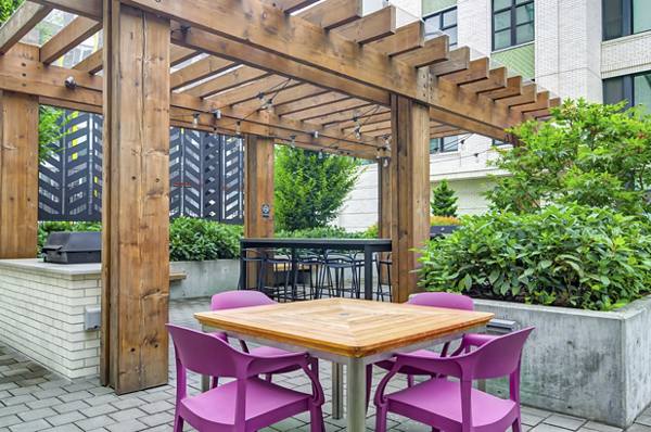 grill area at The Parker