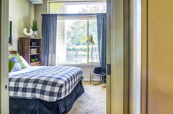 bedroom at 206 Apartments