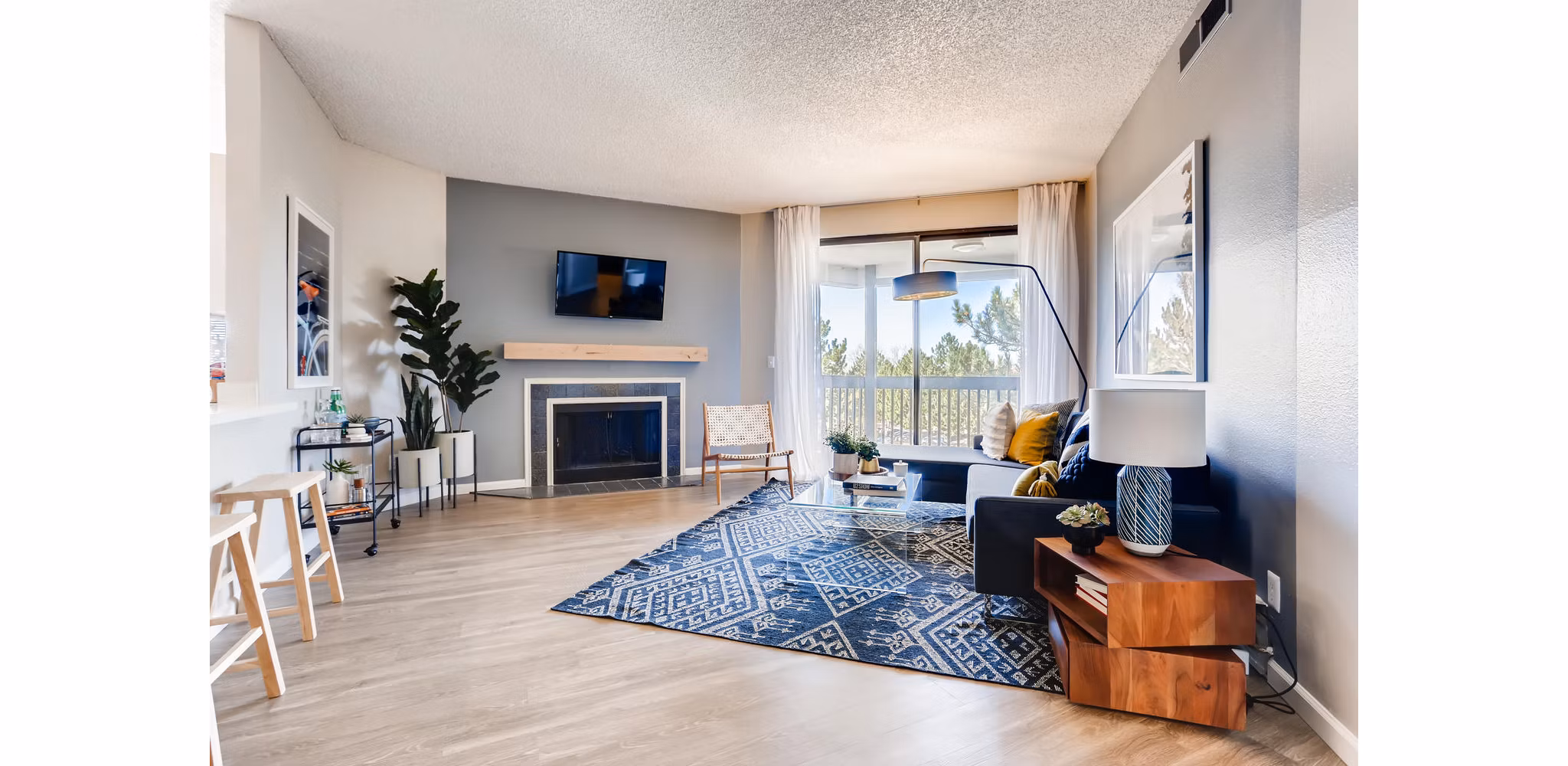 living room at Alta Springs Apartments 