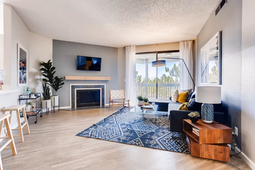 living room at Alta Springs Apartments 