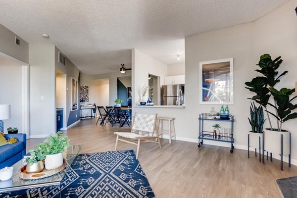 living room at Alta Springs Apartments 
