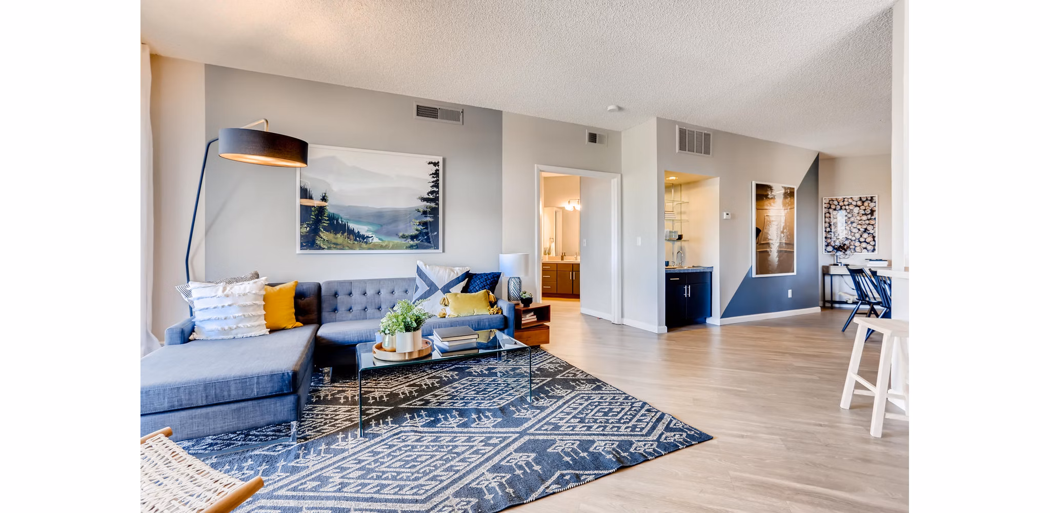 living room at Alta Springs Apartments 