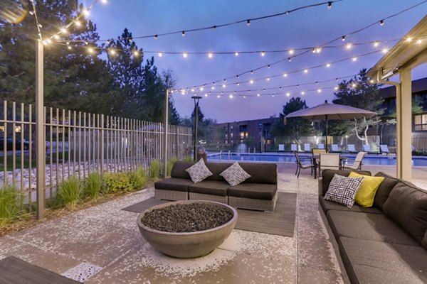 fire pit at Alta Springs Apartments