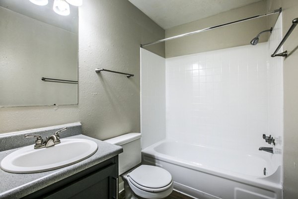 bathroom at VIA Apartments