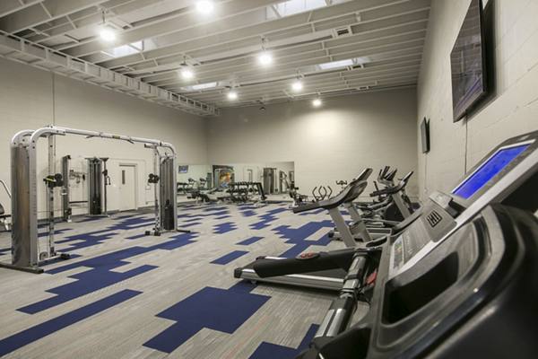 fitness center at Mont44 Apartments