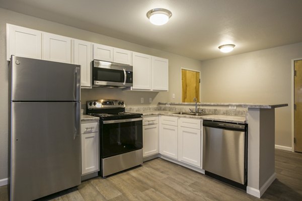 kitchen at Mont44 Apartments