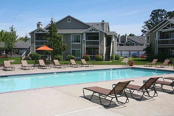 pool at Jackson School Village Apartments