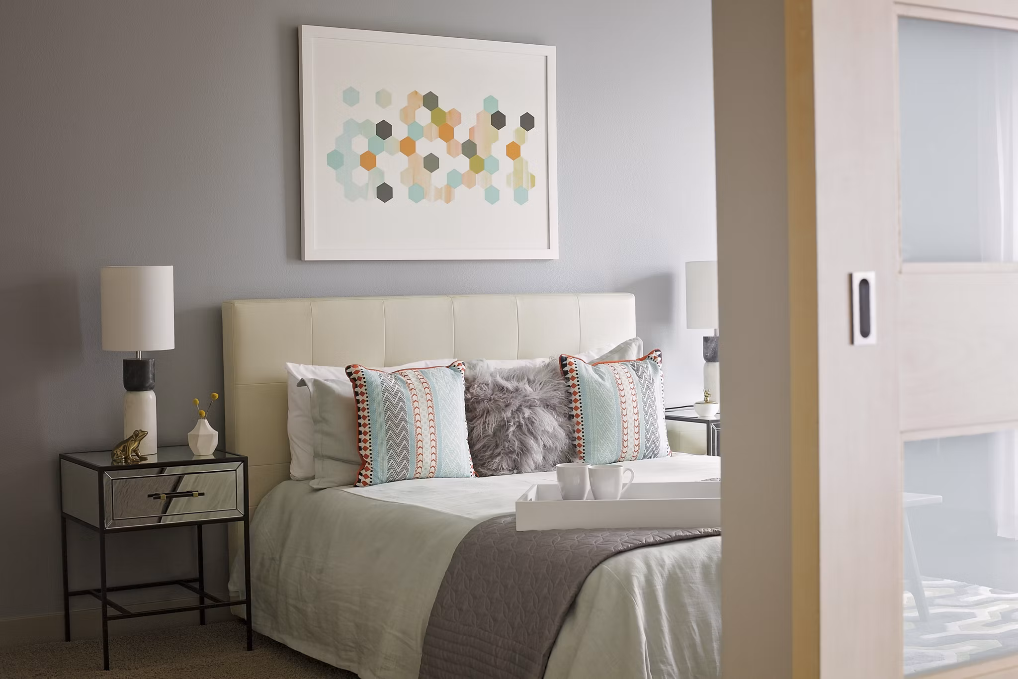 bedroom at Enso Apartments