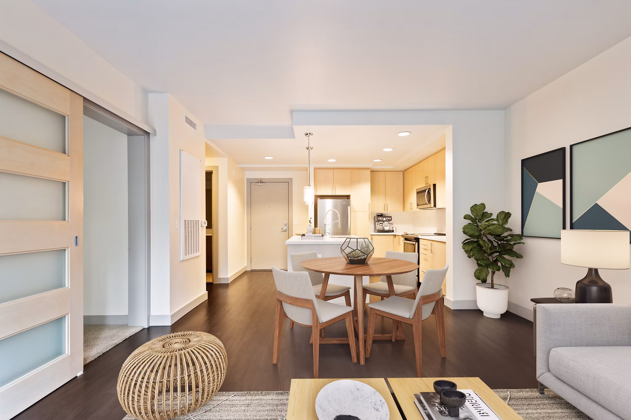 living room at Enso Apartments