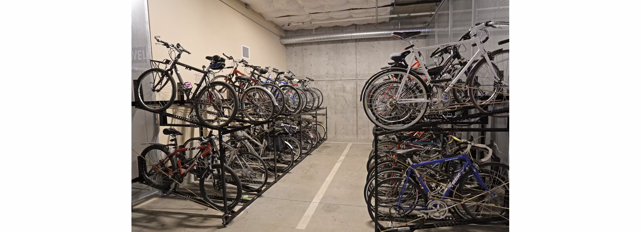 bike storage at Enso Apartments