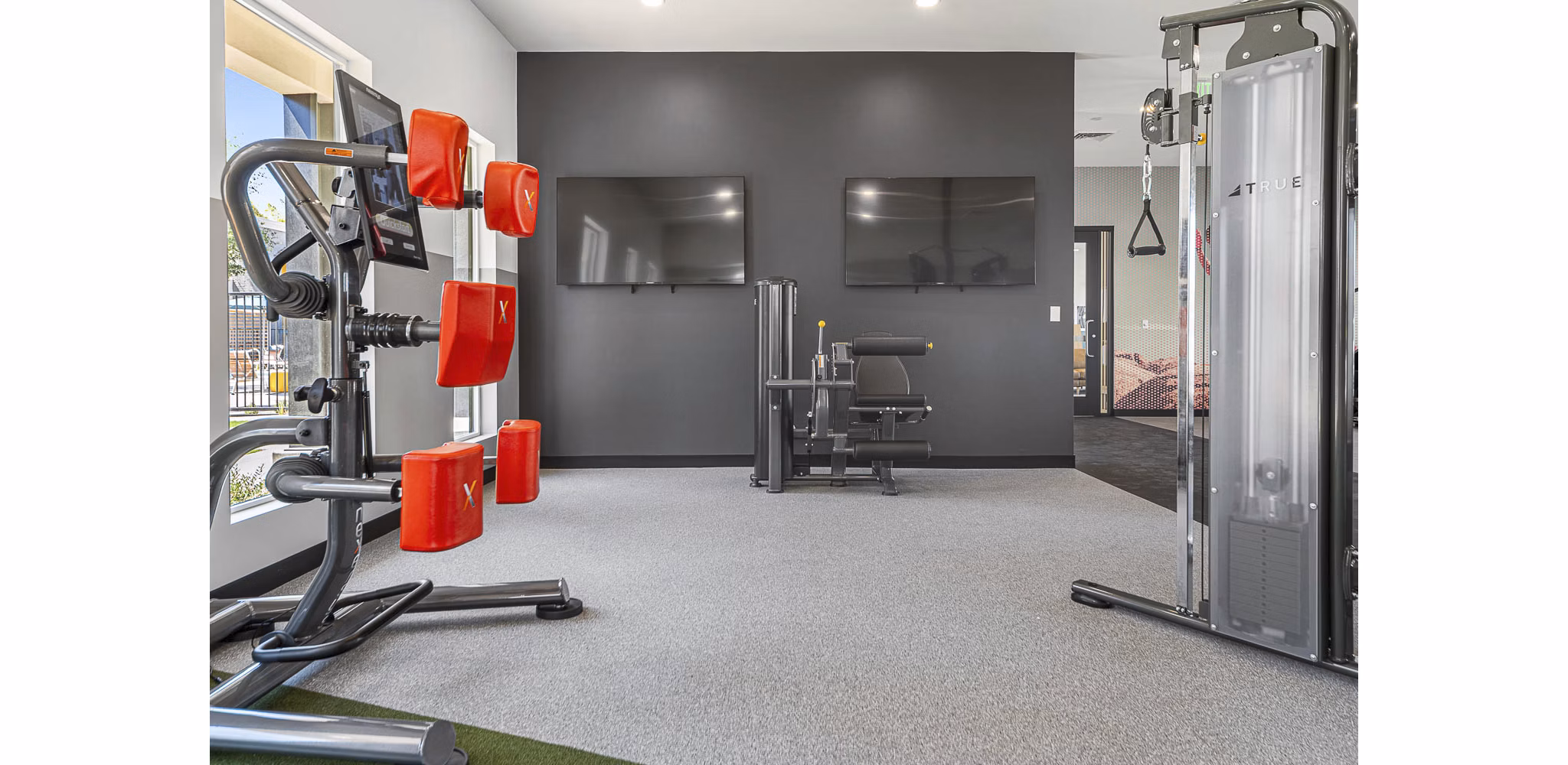 fitness center at Rockledge Fairways Apartments