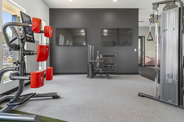 fitness center at Rockledge Fairways Apartments