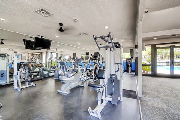 Modern fitness center with state-of-the-art equipment at Scottsdale Gateway Apartments for an active lifestyle