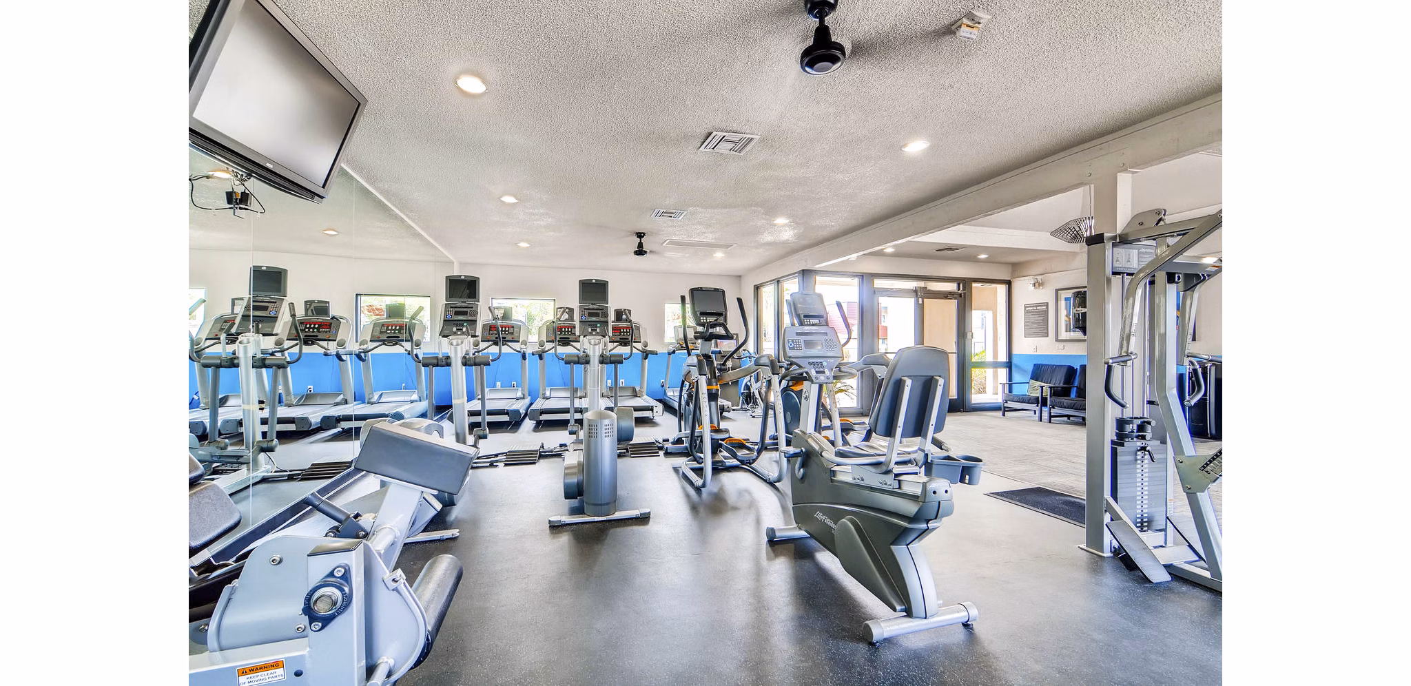 State-of-the-art fitness center at Scottsdale Gateway Apartments with top-of-the-line equipment for luxury living