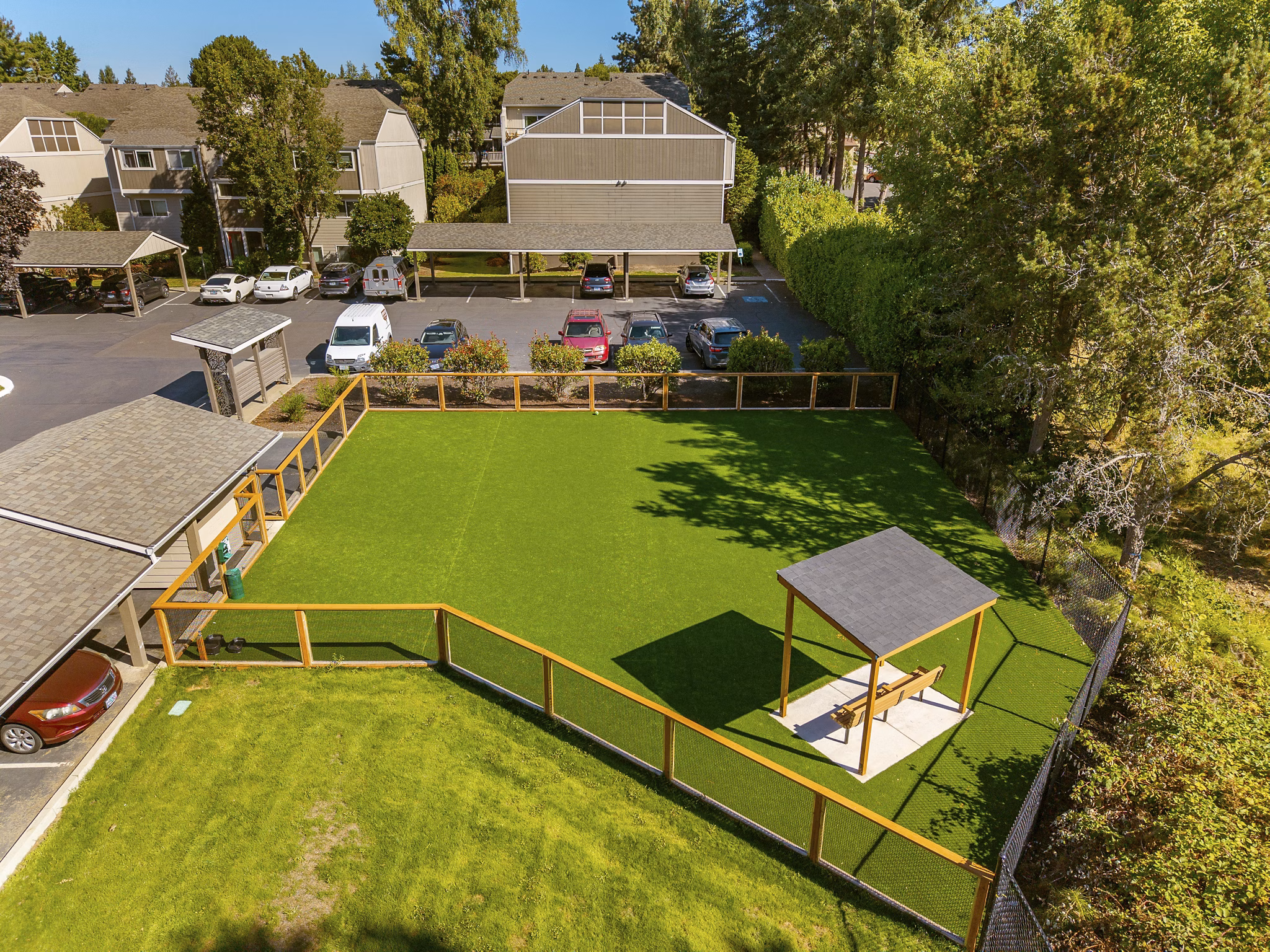 dog park at Canyon Park Apartments