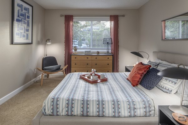 bedroom at Garden Park Apartments