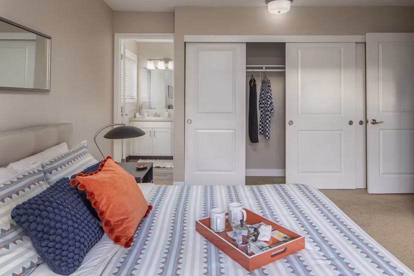 bedroom at Garden Park Apartments