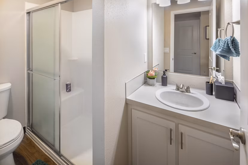 bathroom at Garden Park Apartments