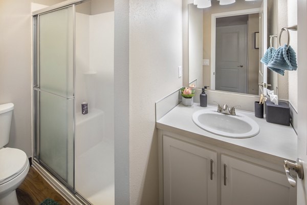 bathroom at Garden Park Apartments