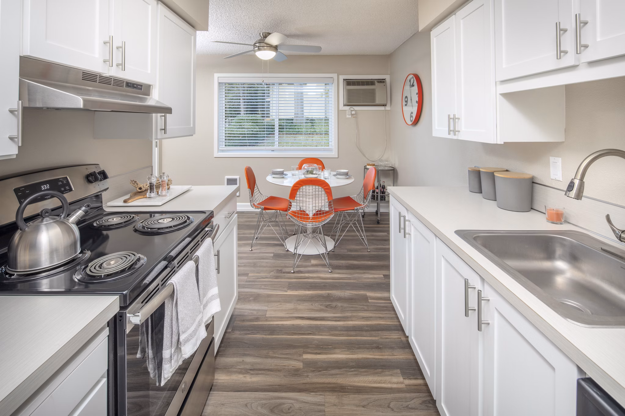kitchen at Garden Park Apartments