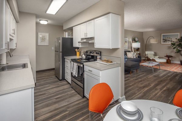 kitchen at Garden Park Apartments