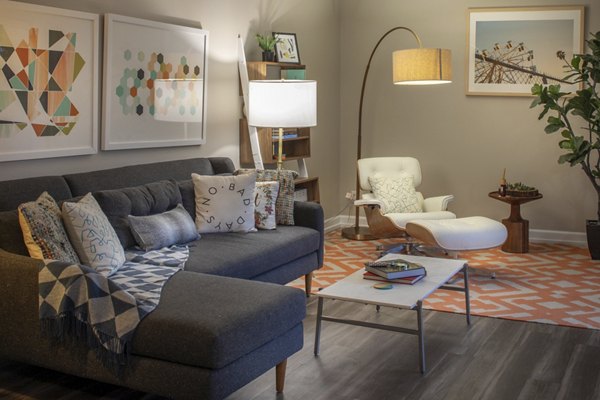 living room at Garden Park Apartments