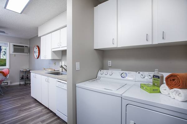 laundry room at Garden Park Apartments