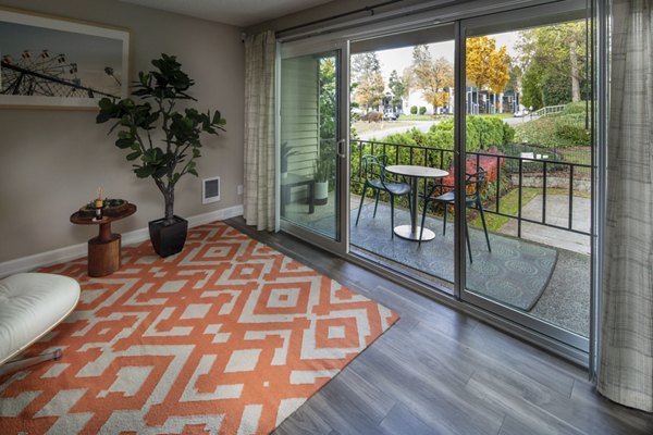 balcony at Garden Park Apartments